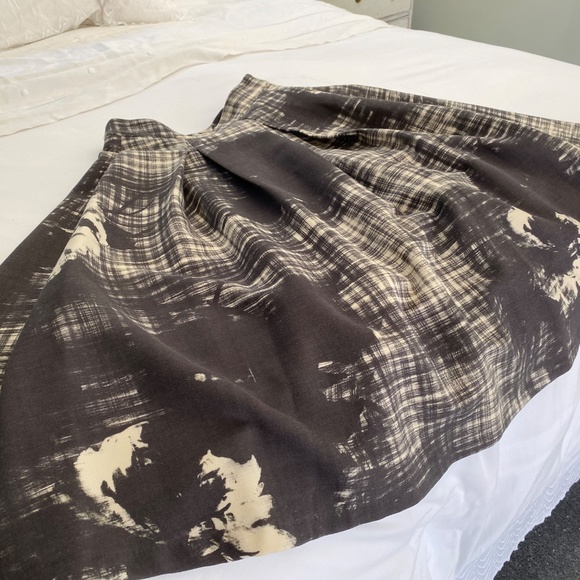 Vintage Italian Long Pleated Wool Laviniaturra Skirt - Picture 6 of 8